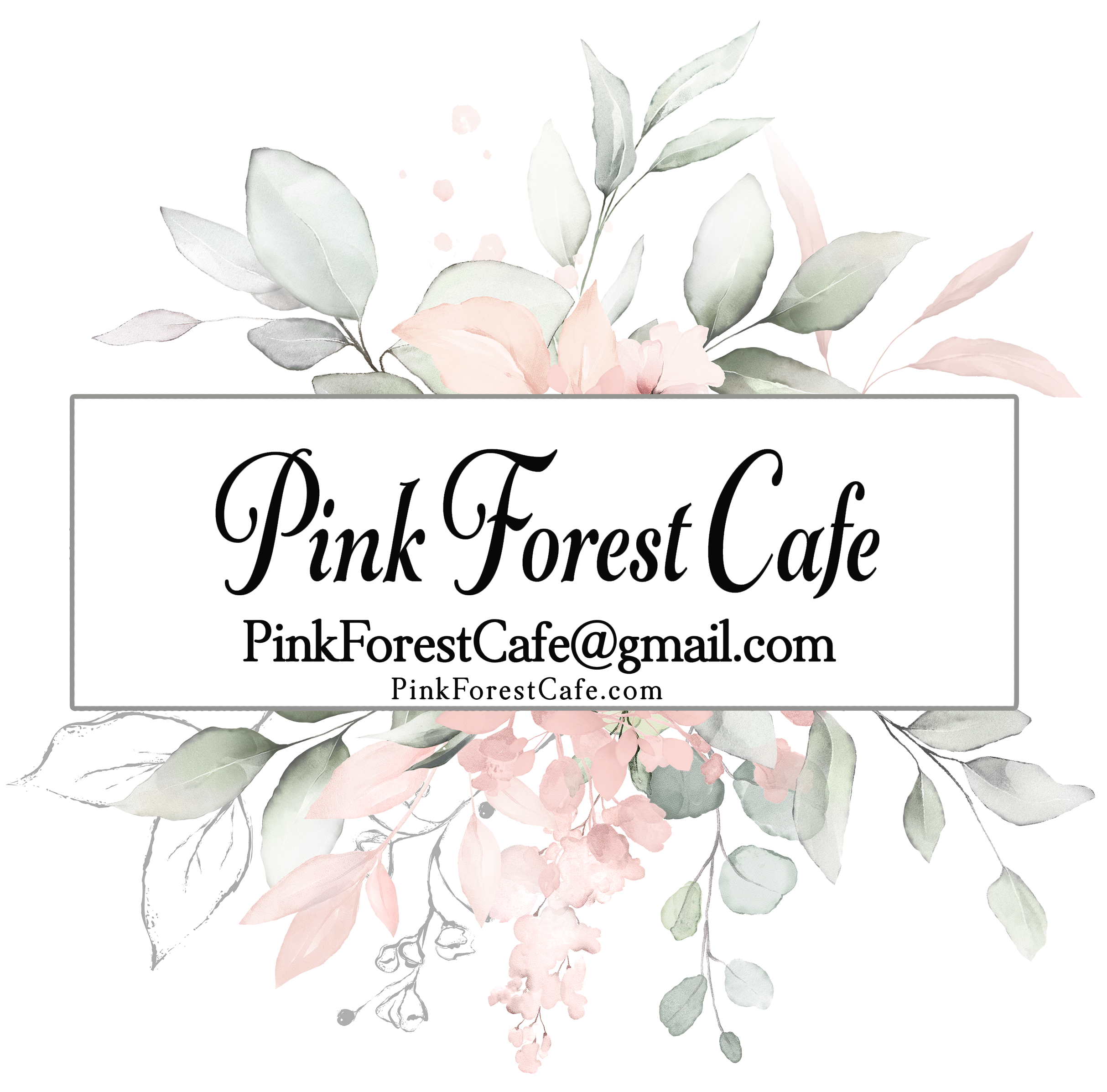 Order My Print - Pink Forest Cafe - 8 (Eight) Prints - 8 Designs Printed and Shipped