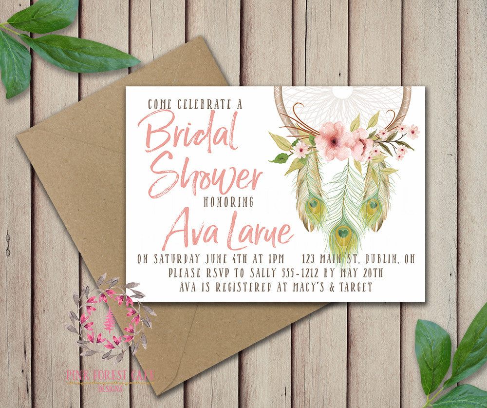 Dreamcatcher Bride Bridal Shower Birthday Party Wedding Baby Shower In, image size:1000x837
