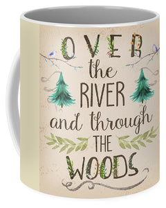 Over The River And Through The Woods Woodland Art Coffee Cup Mug