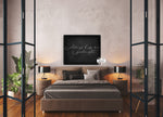 Always Kiss Me Goodnight Wall Art Print Bedroom Over Bed Quote Printable Decor