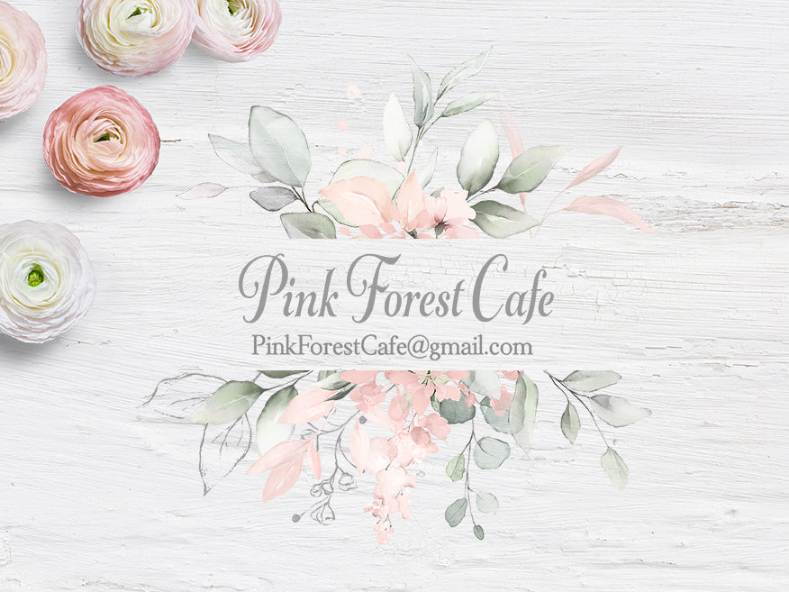 Personalized Piggy Bank Spring Flowers Handpainted Pastels