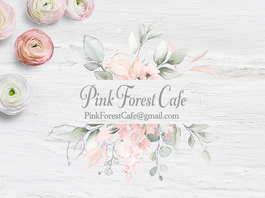 40" Boho Swan Peonies Crown Floral Wall Decal Sticker Art Baby Nursery Dark Floral Pink Blush Peony Decor