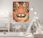 Tiger Safari Nursery Wall Art Print Kids Baby Zoo Room Playroom Watercolor Printable Decor