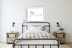 Be Our Guest Wall Art Print Bedroom Over Bed Quote Printable Decor
