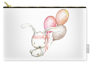Boho Bunny With Balloons - Carry-All Pouch