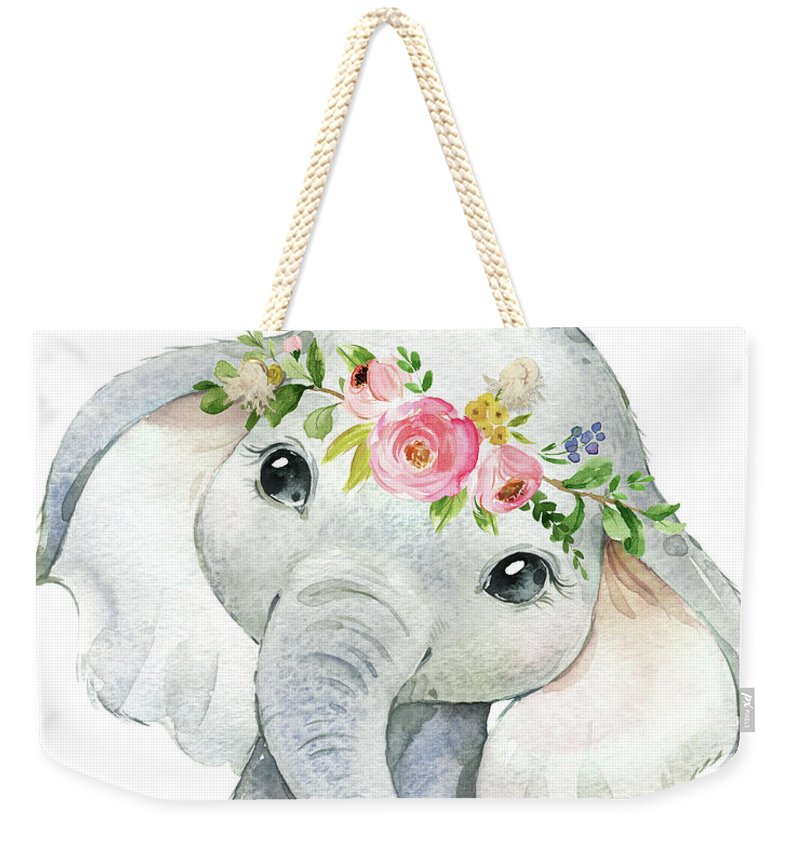 Boho Elephant - Weekender Tote Bag