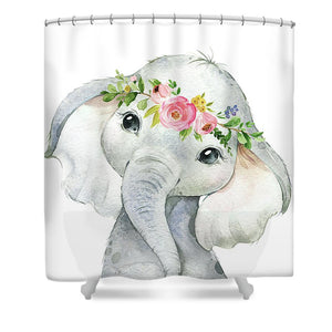 Boho Elephant Bathroom Shower Curtain Decor