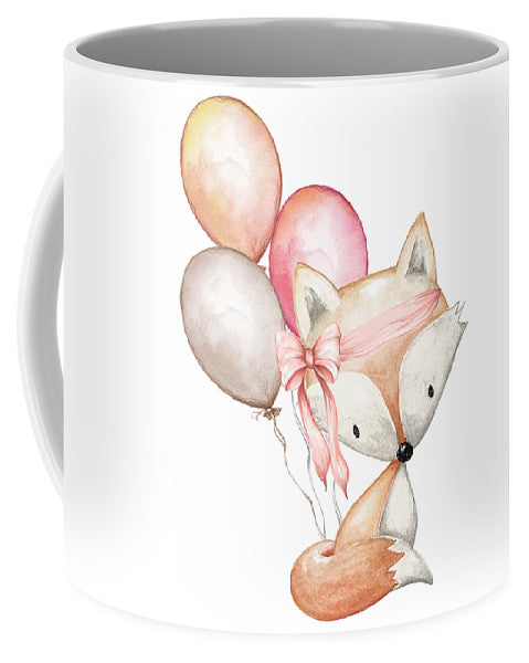 Boho Fox With Balloons - Mug
