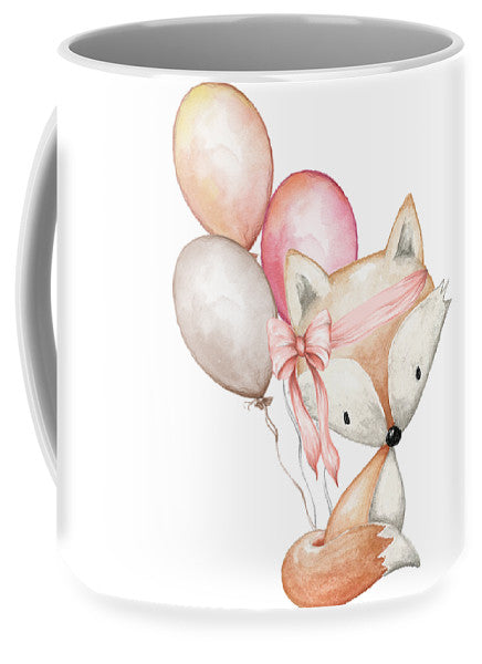 Boho Fox With Balloons - Mug