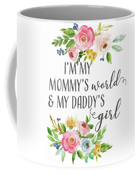 Boho Mommy's World Daddy's Girl - Coffee Cup Mug