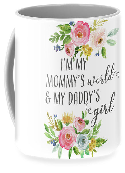 Boho Mommy's World Daddy's Girl - Coffee Cup Mug