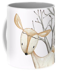 Boho Woodland Baby Nursery Deer Twine Watercolor - Mug