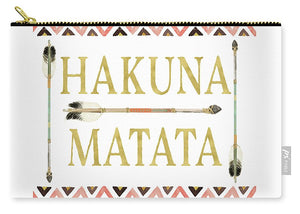 Tribal Arrow Gold Hakuna Matata - Carry-All Pouch