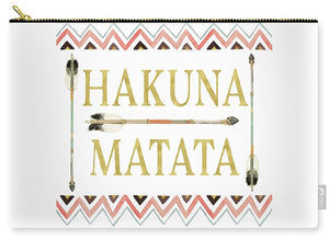 Tribal Arrow Gold Hakuna Matata - Carry-All Pouch